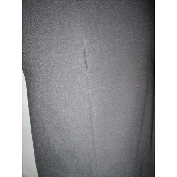 New Womens NWT $1200 Designer Emporio Armani Dress Black IT 40 4 Piping Sheath - Picture 7 of 12